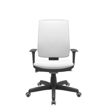 Imagem de Cadeira Office Brizza Soft Aero Branco Autocompensador Base Standard 1