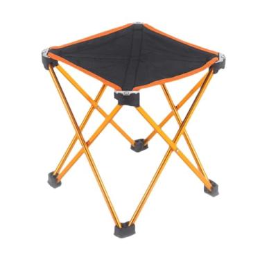 Imagem de UGPLM Banco dobrável para acampamento, cadeira dobrável, fácil instalação, banco de pesca com bolsa de armazenamento para mochila, praia, jardim, caminhadas