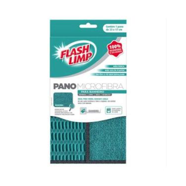 Imagem de Pano de Microfibra para Banheiro - FlashLimp