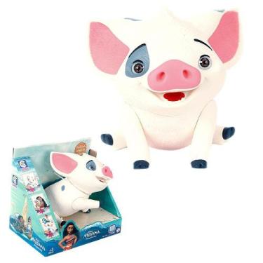 Imagem de Brinquedo Infantil Porquinho Pua do Filme Moana Disney 20cm - Cotiplás
