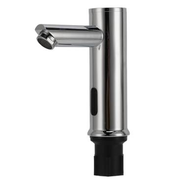 Imagem de Fockety Torneira de Pia do Banheiro Sem Toque, Aço Inoxidável Handsfree Motion Faucet Automático, Torneira de Banheiro Alimentada por Bateria Com Filtro para Lavatório Comercial, RV