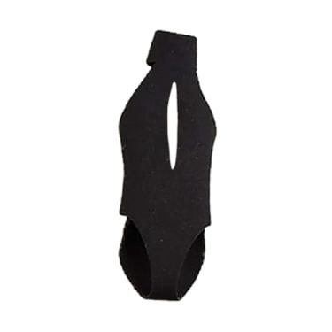 Imagem de Colaxi Roupas de boneco de ação 1:12, traje de banho cosplay, roupa de verão, tecido, mini roupas em miniatura, de boneca para bonecos de 6 polegadas, Preto