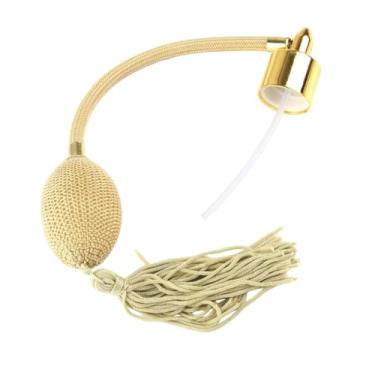 Imagem de MotiveTech Bico de reposição para tubo de spray de perfume, bico de spray criativo e estiloso com borla longa para viagens e escritório, Ouro