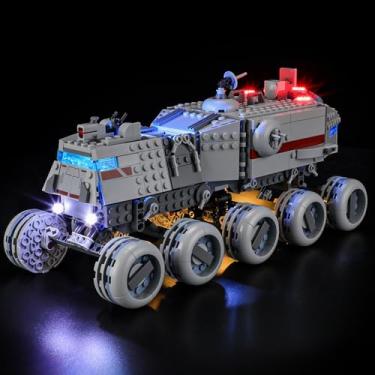 Imagem de LIGHTAILING Luz para Lego-75413 Republic Juggernaut – Kit de iluminação LED compatível com o modelo de blocos de construção Lego – não inclui o conjunto de modelos