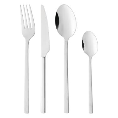 Imagem de WOLFF - Faqueiro 20 Peças Firenze Aço Inox - Serve 4 Pessoas - Jogos de Talheres - Mesa Posta - Utensílios de Cozinha, Enxoval, Casamento, Decoração