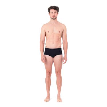 Imagem de Sungão Helanca Com Trançador para Natação, Hammerhead, Preto/Prata, XGG