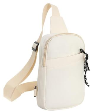 Imagem de Shoulderbag Casual Tiracolo Estilosa Alça Lateral Pequena Moda Porta Celular Tendência Anti Furto Bolsa (Off)