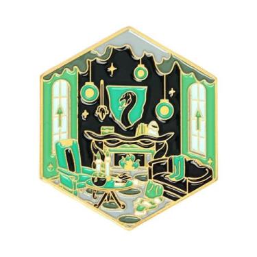 Imagem de Broche Com Tema De Filme De Esmalte Geométrico, Broche Criativo Para S