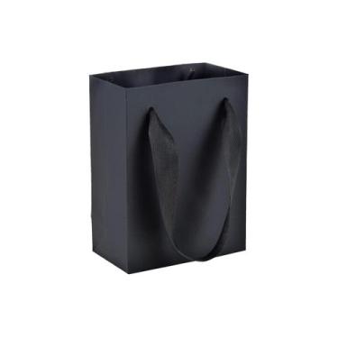 Imagem de Sacos de presente HUAPRINT Black Paper, pacote com 30, 11,4 x 6,4 x 15