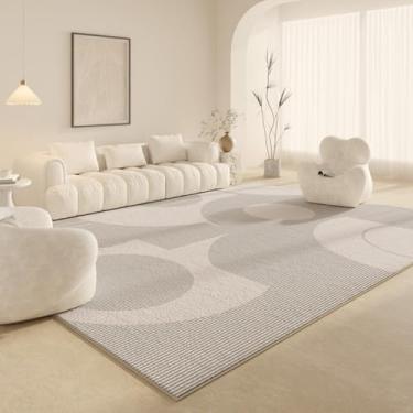 Imagem de Tapetes para sala de estar, decoração de quarto, tapete grosso, lavável, macio e fofo (200x300 cm/C)