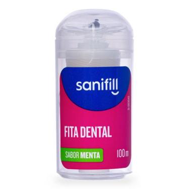 Imagem de Fita Dental Sanifill Sabor Menta 100 metros, ÚNICO, Sortida