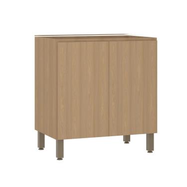 Imagem de Balcão De Cozinha 80cm 2 Portas Sem Tampo Slim Luciane Móvei Freijó/freijó Brasil