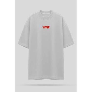 Imagem de Camiseta Oversized Shatark Tom - Branco-Masculino