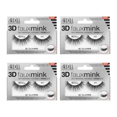 Imagem de Cílios postiços Ardell 3D Faux Mink 853 com 4 pares