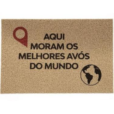 Imagem de Tapete Capacho Vinil Melhores Avós 60x40 Super Print Kapazi