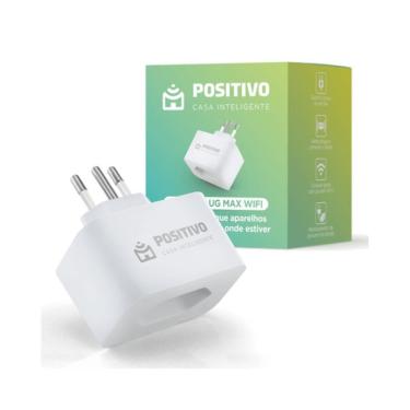 Imagem de Tomada Inteligente Positivo Smart Plug Max Wi-Fi 16A 1600W