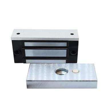 Imagem de Fechadura de gaveta eletrônica DC 12V Fechaduras magnéticas para porta de armário 60 kg 45 kg força de retenção eletromagnética