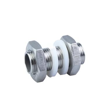 Imagem de SQGGMOAUSC Comprimento 50 mm anteparo sem solda 1/10.2 cm BSPT rosca macho para fabricação caseira