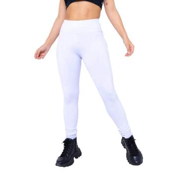 Imagem de Calça Legging Branca Cos Alto - WOLFOX, Branco, M/38-40