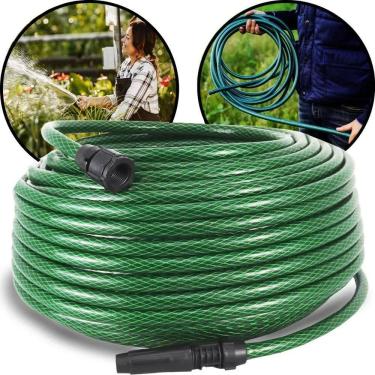 Imagem de 2X Mangueira Jardim 20M Metros Reforçada Trançada Não Dobra