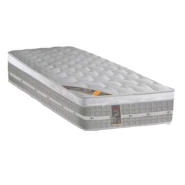 Imagem de Colchão Solteiro Espuma Viscoelástico Visco Gel Molas Ensacadas Premium Euro Pillow (88x188x32) - Castor