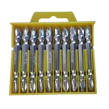 Imagem de Bits para Parafusadeira Dupla Philips 65 mm. com 10 peças Idea