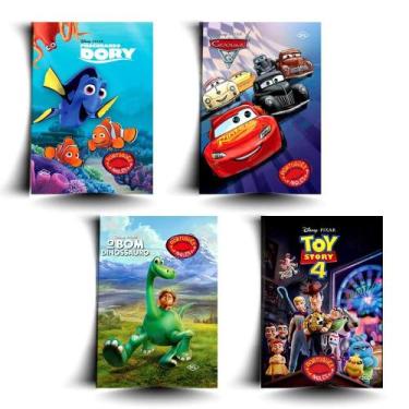 Imagem de Kit 4 Livros Bilíngues: Procurando Dory + O Bom Dinossauro + Toy Story
