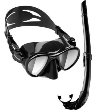 Imagem de Kit de Mergulho Máscara+Respirador Cressi Metis HD + Corsica Flex-Unissex