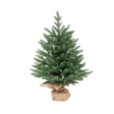 Imagem de oshhni Árvore de Natal artificial de mesa, árvore falsa realista, planta artificial pequena para uso interno e externo, quarto, entrada, escritório, Abeto de 50 Cm