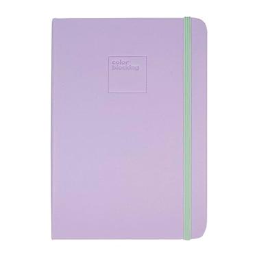 Imagem de Caderneta Pautada Candy Colors 80 folhas em Papel Marfim 90g/m² (Capa Lilás/Verde-Menta | 14,5x21cm)