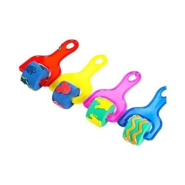 Imagem de Kit De Pincéis De Esponja Para Pintura DIY Para Iniciantes, Suprimento