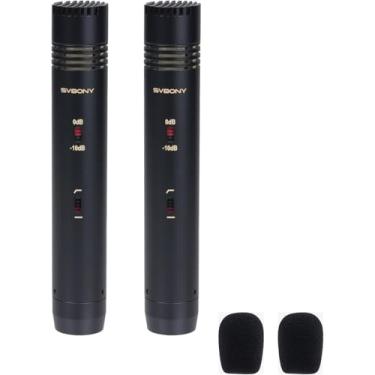 Imagem de SVBONY Microfone condensador SVMic M1 XLR, microfone de gravação de estúdio, microfone de instrumento, captador de som mais forte de estereossom, atenuação de baixa frequência de sensibilidade, com