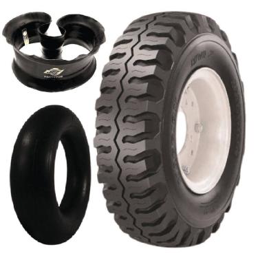 Imagem de Kit Pneu Empilhadeira 600-9 10l Tt Mvi2 Maggion + Camara + Protetor