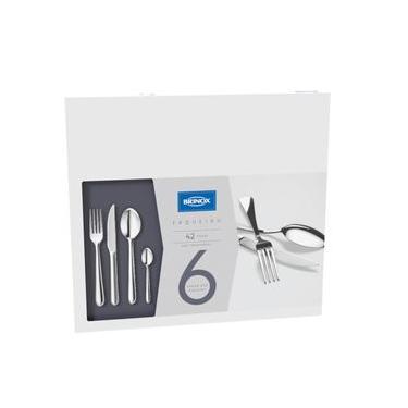 Imagem de Faqueiro Brinox Lyon 42 Peças Aço Inoxidável Inox