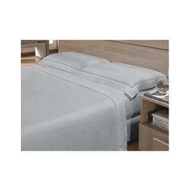 Imagem de Jogo De Cama Neo Elements 300 Fios Cinza King - Camesa NA