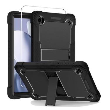 Imagem de Starhemei Capa compatível com T-Mobile Revvl Tab 2 e protetor de tela, três camadas multifuncionais com suporte antichoque para tablet T-Mobile Revvl Tab 2 10,1 polegadas (preto)