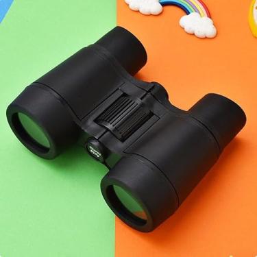 Imagem de Binóculos compactos para adultos, binóculos duráveis portáteis de alta potência com cordão e bolsa de transporte, binóculo leve de ampliação de 4X para observação de pássaros, esportes ao ar livre