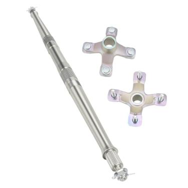 Imagem de M MATI Eixo traseiro e coleiras de cubo de roda para Yamaha YFZ450 2017 YFZ450R 2009-2024 18P-25381-00-00 18P-25383-00-00 90171-16002-00 90252-033-03 001-001 0