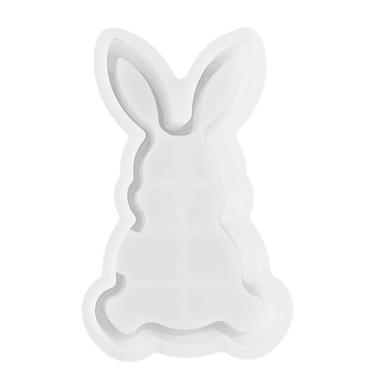 Imagem de Molde De Silicone Para Suporte De Vela - Arte Decorativa de Coelhinho em Concreto | Molde de Criação | Para Decoração de Casamento Festa Casa Sala Mesa de Jantar Centro de Mesa