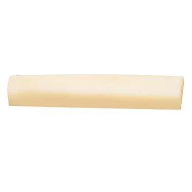 Imagem de Luqeeg Porca de Guitarra Acústica de Osso Cru, Intensificador de Tom Premium para Slot de Guitarra de 43 Mm para Luthiers e Guitarristas Cor óssea 1,7 X 0,4 X 0,2 pol.