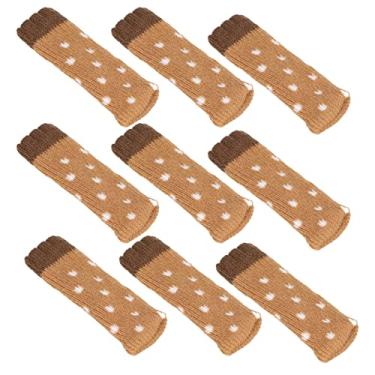 Imagem de aqxreight 24 Peças Protetor de Perna de Cadeira 2 Camadas Tampas de Móveis Cobre Almofadas Silenciosas Tapetes Acessórios ESPESSURA Dupla Densidade de Fibra Móveis Não Feitos Os Bons Bonitos São