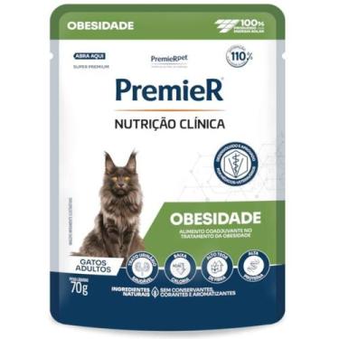 Imagem de Ração Úmida Premier Nutrição Clínica Obesidade Gatos 70G