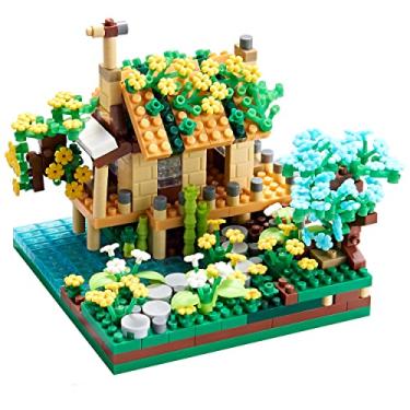 Imagem de COZYMASS Port Cabin Building Set Model Kit and Gift for Kids and Adults with 2 Figure