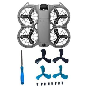 Imagem de 4 hélices compatíveis com acessórios DJI Neo 2 – Lâminas de hélice de substituição de plástico, design leve e silencioso de baixo ruído, peças sobressalentes duráveis e flexíveis para drone com