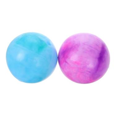 Imagem de Totority Bola pequena de Pilates, 2 peças, bolas infláveis de exercício e praia para ioga e fitness – Design de PVC leve para piscina, jogos ao ar livre, atividades divertidas de verão