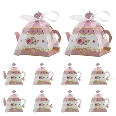 Imagem de GTIANHE-TAN 25 caixas de presente pequenas para presentes de festa, pacote a granel, embalagem versátil (rosa)