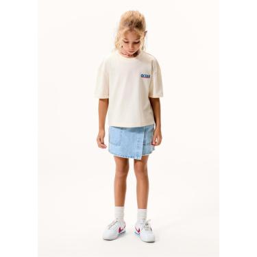 Imagem de Shorts Saia Infantil Menina Jeans-Feminino
