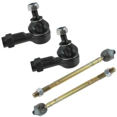 Imagem de Kit de 4 peças com extremidade de tirante interna externa LH RH conjunto de 4 para Hyundai Accent 00-05