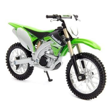 Imagem de MINIATURA MOTO KAWASAKI KX450F BBURAGO 1/18 TRILHA MOTOCROSS VERDE