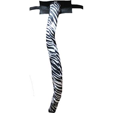 Imagem de Petitebella Fantasia de animal cauda longa (tamanho único, zebra)